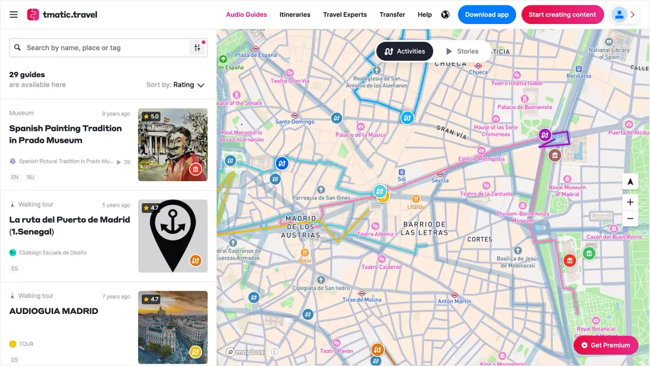 Audio Guides Mapping Platform: CMS, Public View & API — screenshot 3
