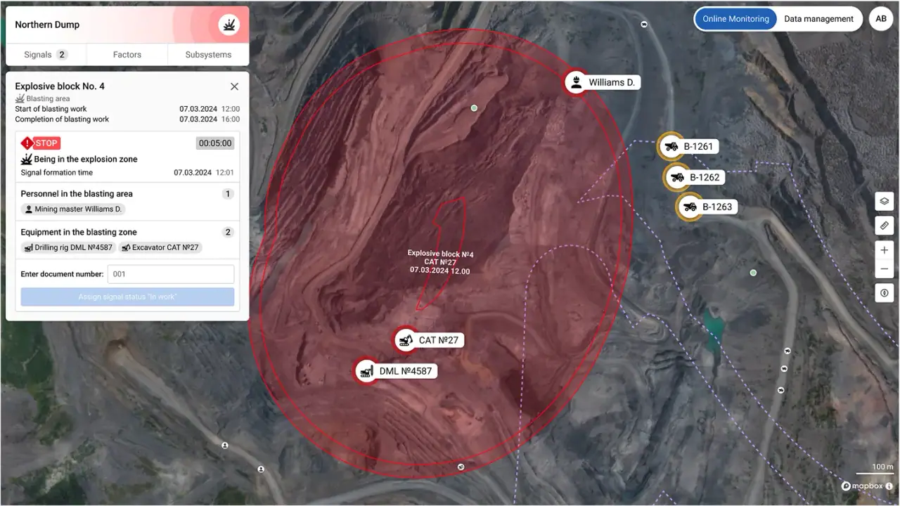 Coal Mining Safety Platform: Digital Twin & Realtime Monitoring — screenshot 2