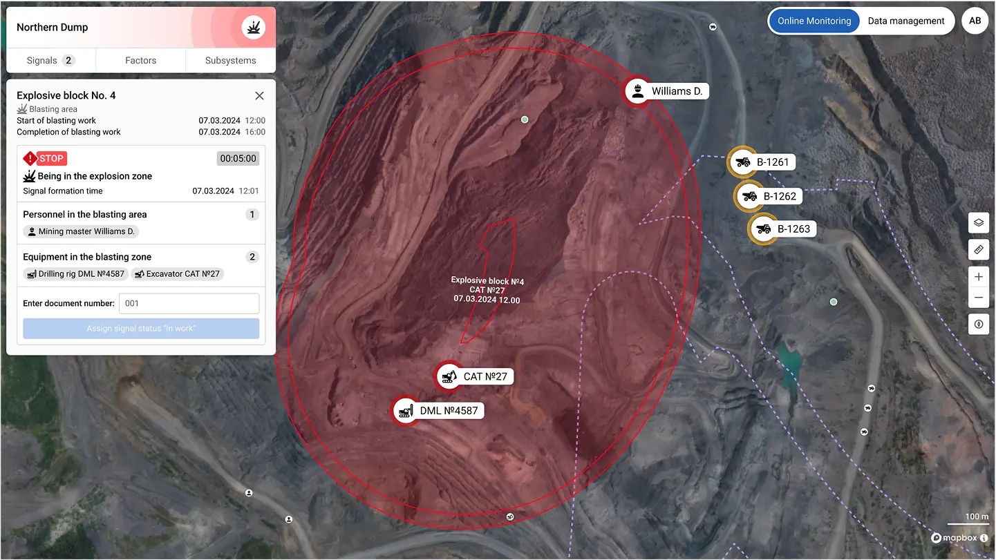 Coal Mining Safety Platform: Digital Twin & Realtime Monitoring — screenshot 2
